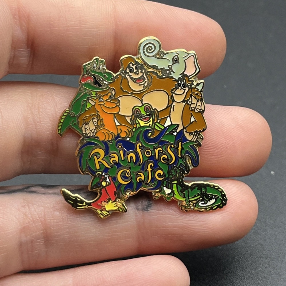 Rainforest Cafe Animal Mascot Gang Cha Cha Maya Lapel Hat Pin